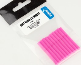 Soft Foam Cylinders, Pink, 4 mm